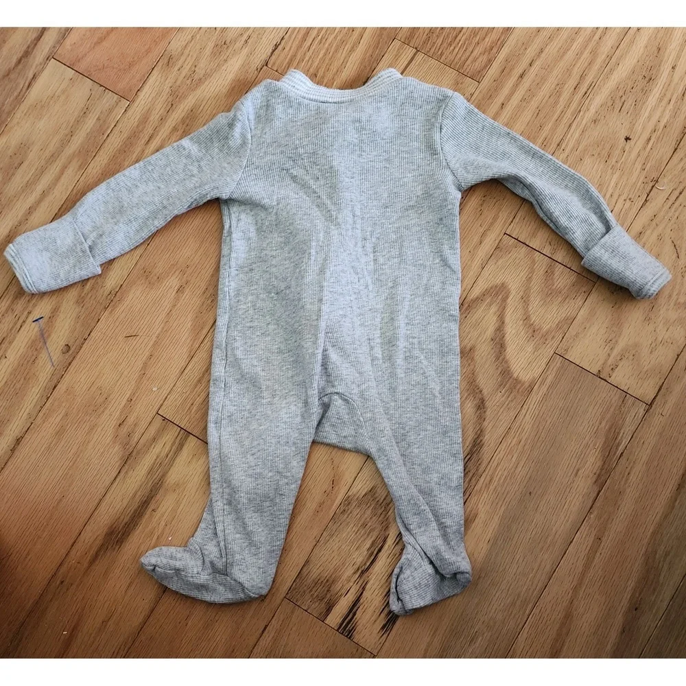 Carter's & Gerber Sleepers (5) Newborn NB‎ 0-3M Baby Pajamas Zip Up Cotton